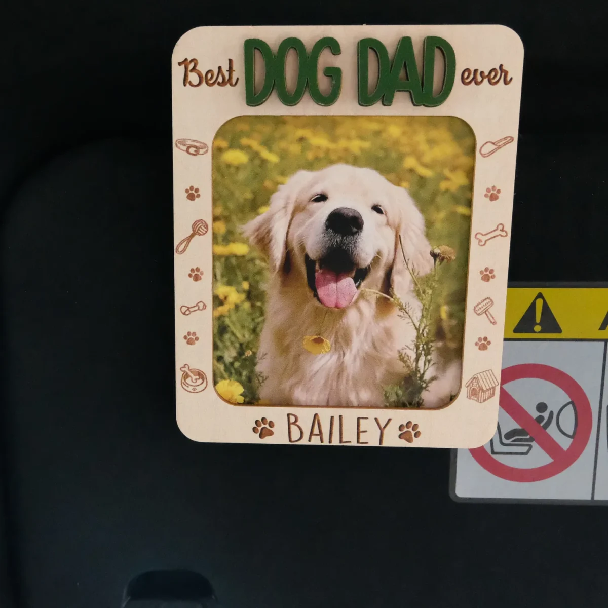 best dog dad ever dog mom ever car visor clip usabu