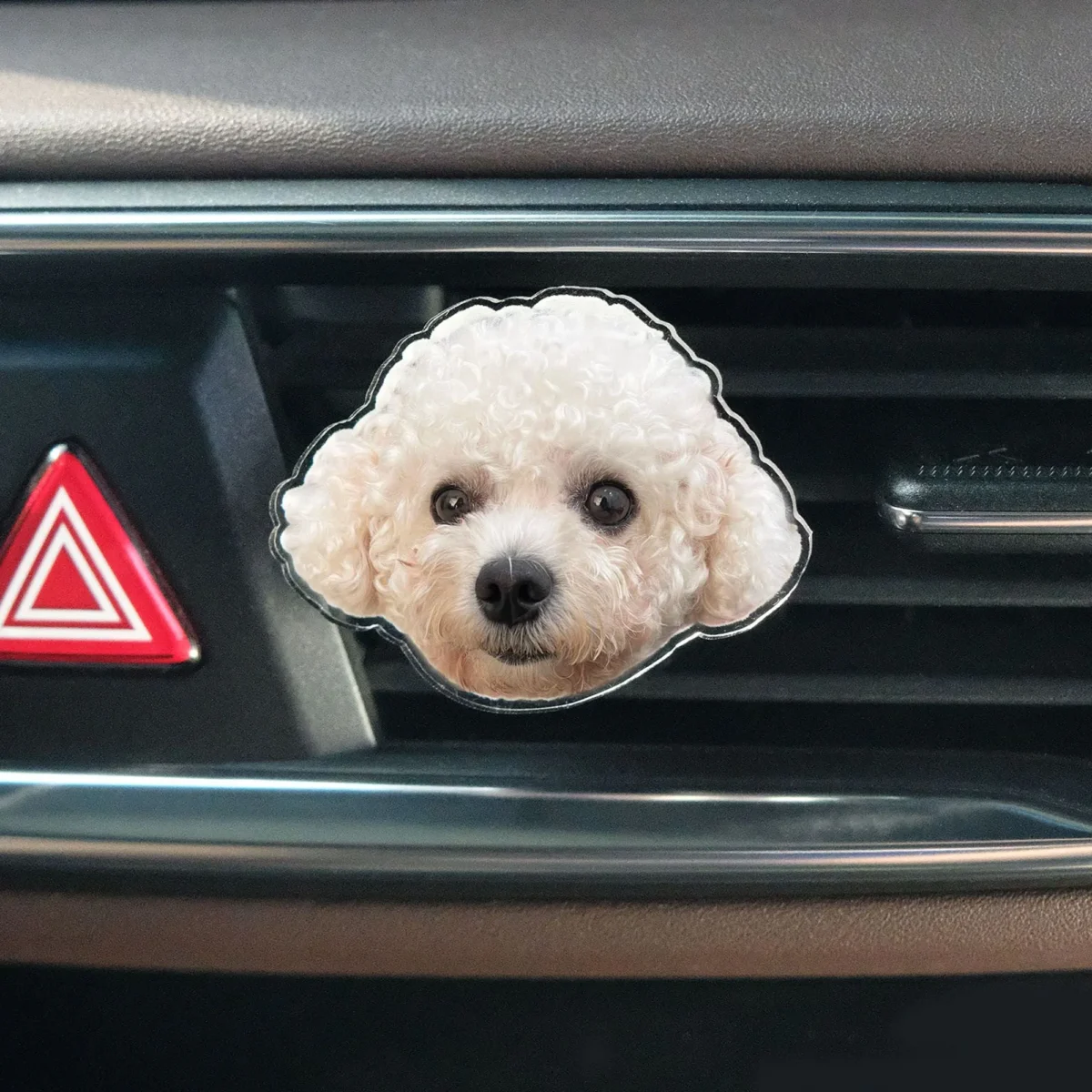 crop face car vent clip for pet lovers kfp8p