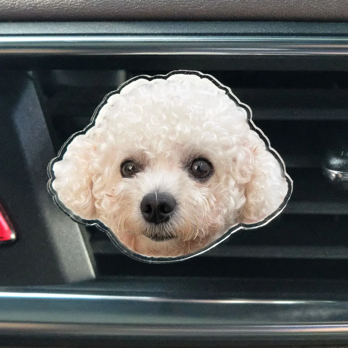 crop face car vent clip for pet lovers q9ehe