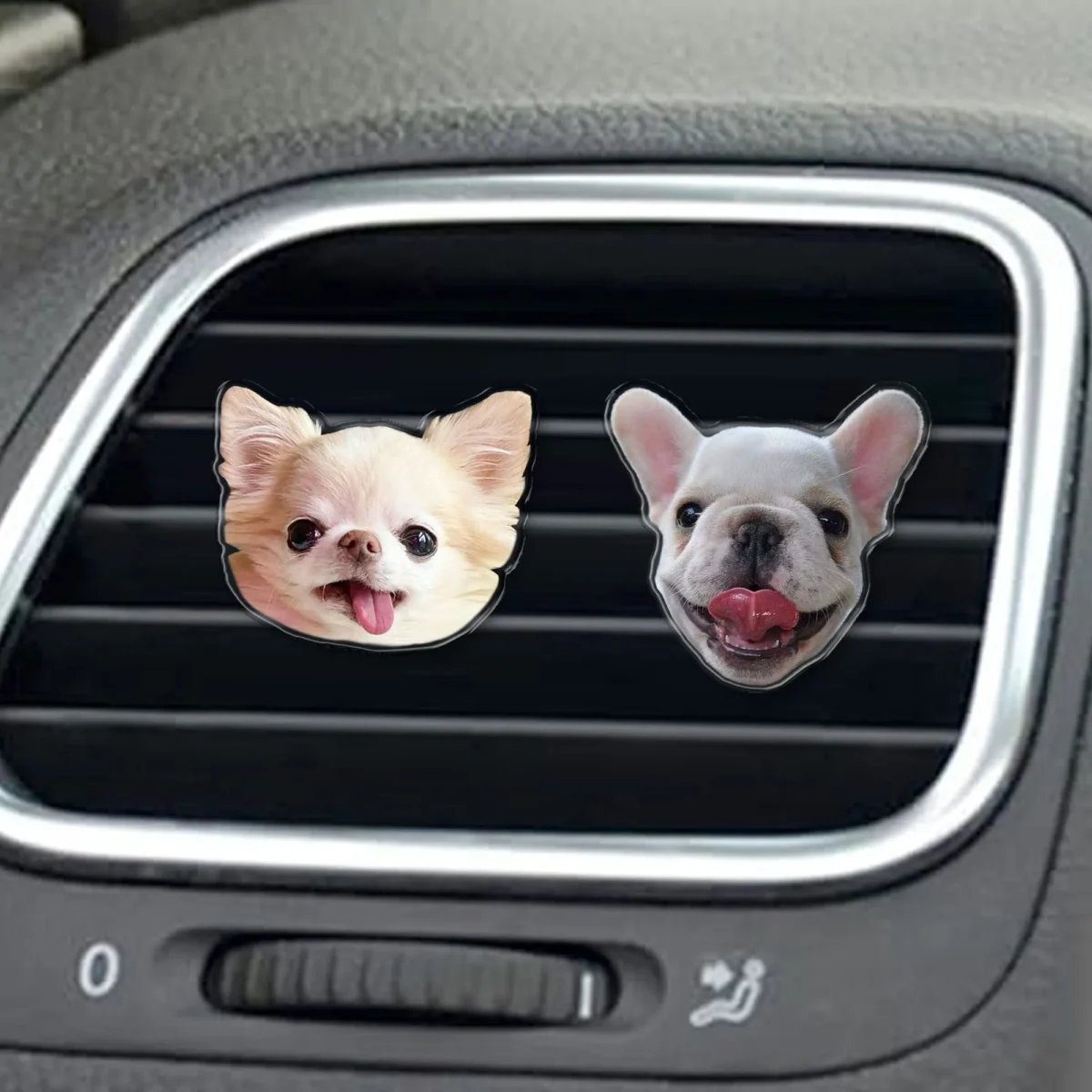 crop face car vent clip for pet lovers ybpvr