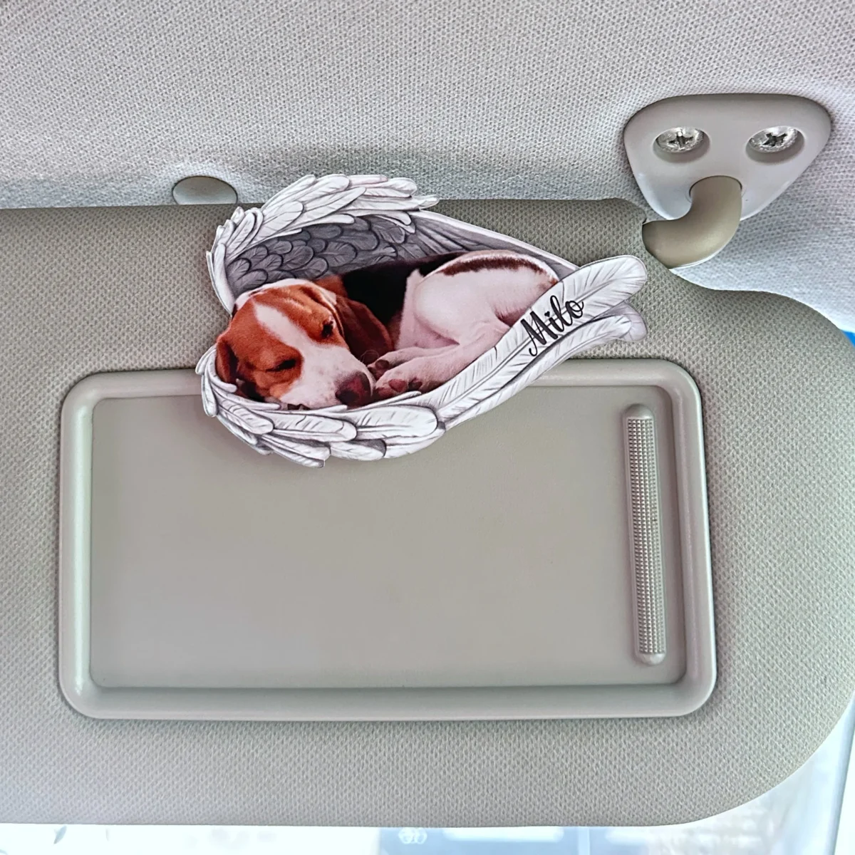 custom angel wings pet memorial car visor clip bm46s scaled