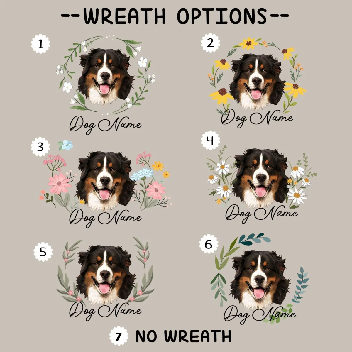 custom pet flower portrait wooden ornament gifts for christmas dog cat lovers 9f9wy