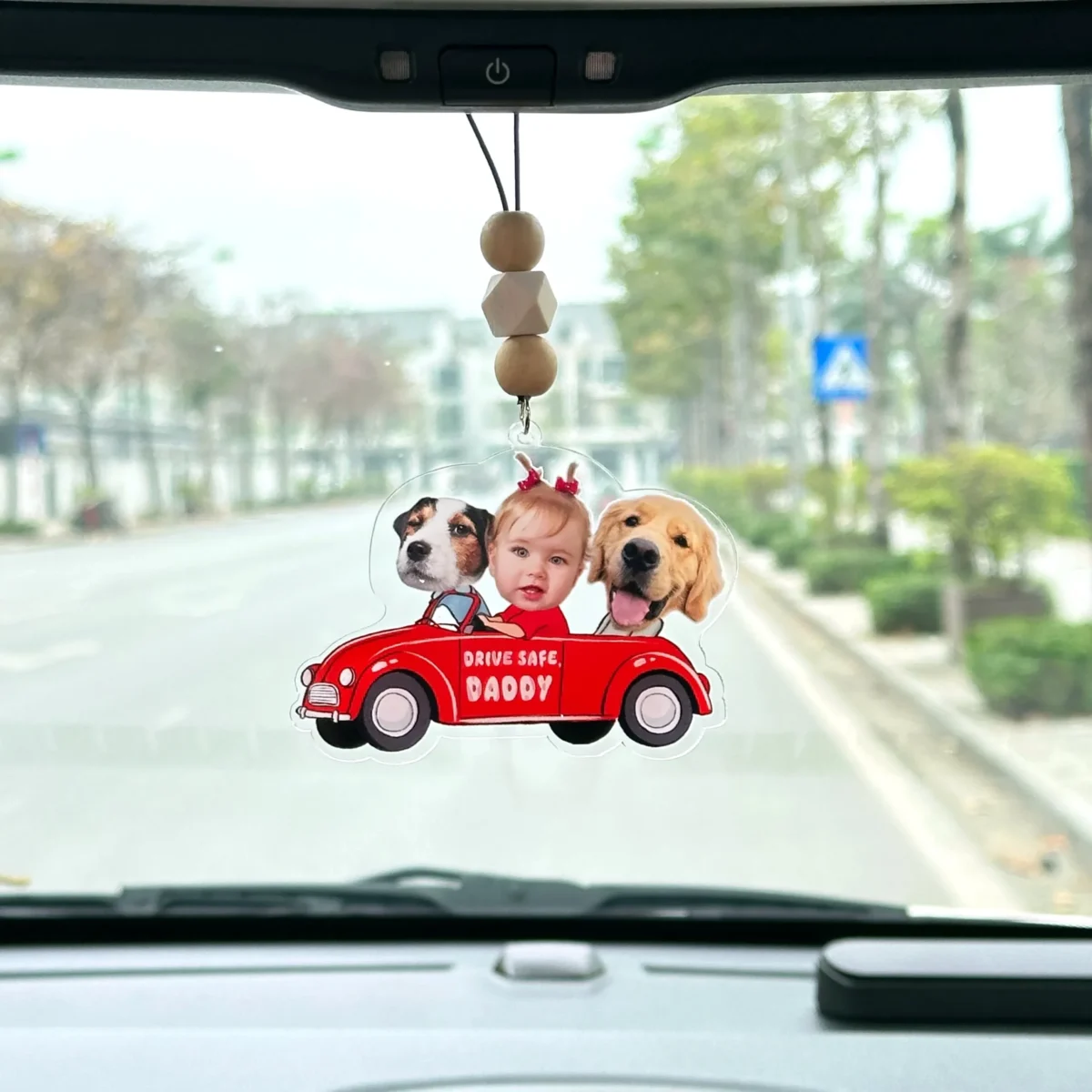 custom photo funny pet kid car ornament car hanger car charm gd11t scaled