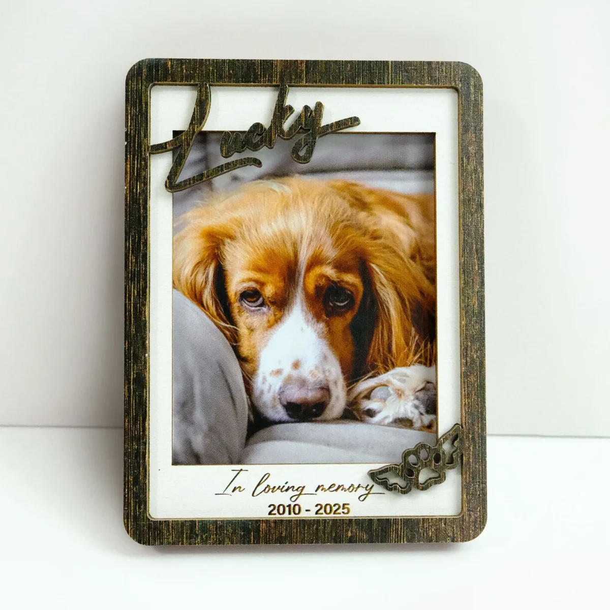 custom photo in loving memory car visor clip dog pet lovers eo81n
