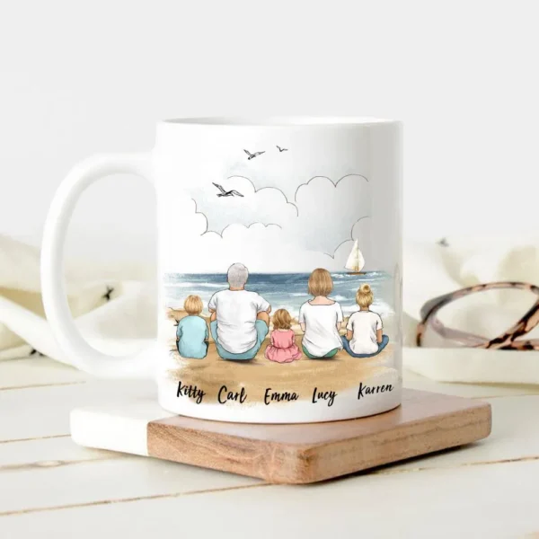 Family Mug  - Gifts For Dad, Mom, Grandpa, Grandma - A Novsend Original Gift