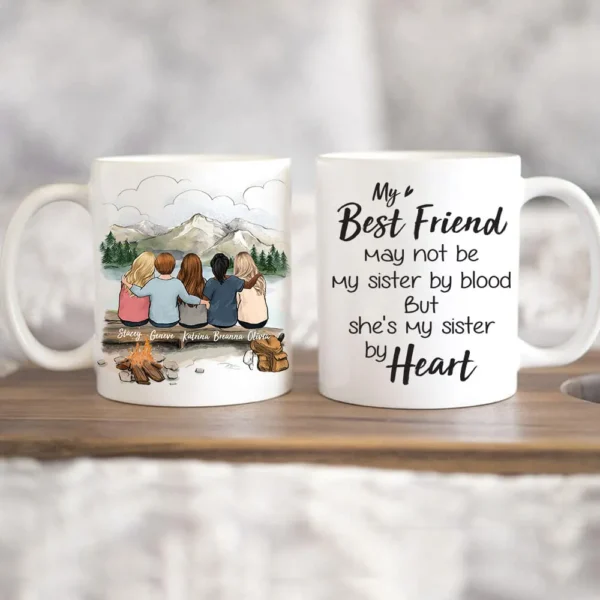 Personalized best friend birthday gifts Coffee Mug - Hiking - Mountain - A Novsend Original Gift