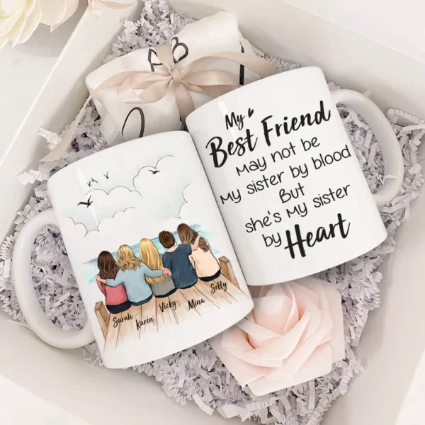 Personalized Best Friend Mug - Best Friend Birthday Gifts - A Novsend Original Gift