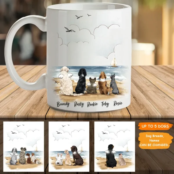 Personalized Custom Dog Coffee Mug - Gifts For Dog Mom, Dog Dad - A Novsend Original Gift