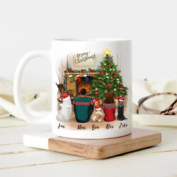 Christmas Gifts For Dog Lovers, Dog Mom, Dog Dad - Personalized Mug - A Novsend Original Gift