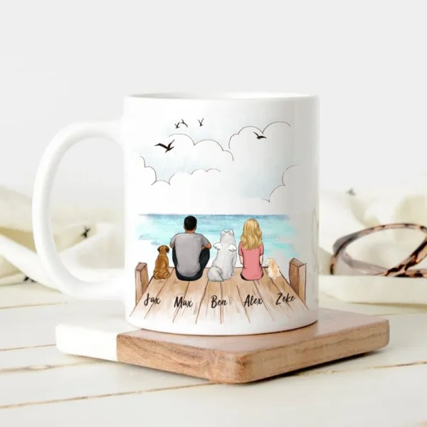 Personalized Dog Mug - Gifts For Dog Lovers - Dog Mom, Dog Dad Gifts - A Novsend Original Gift