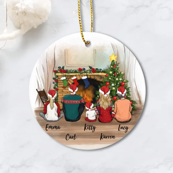 Personalized Family Christmas Ornaments - Christmas Gifts For Mom, Dad