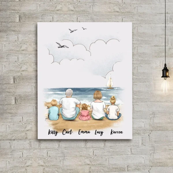 Personalized gifts for the whole family Canvas Print Wall Art