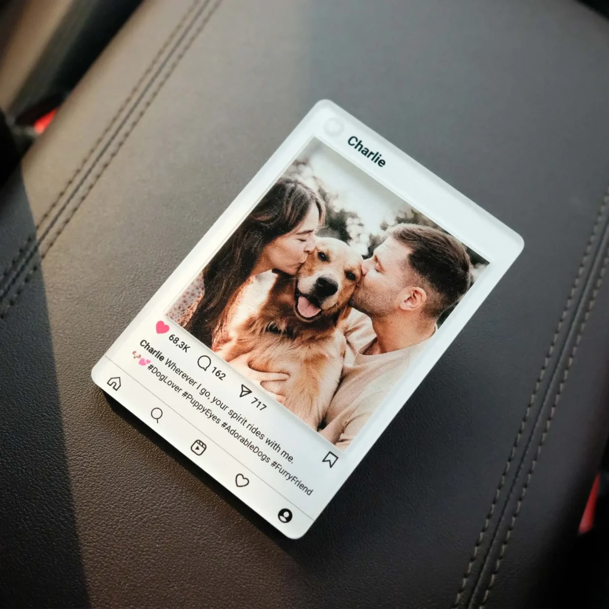 social media custom photo car visor clip vhwec