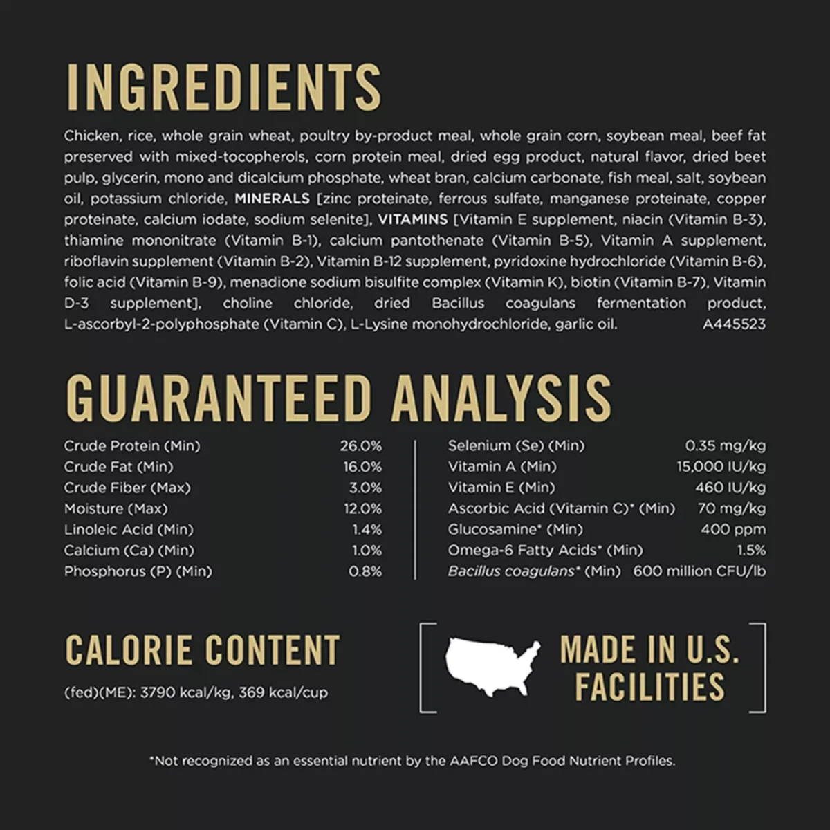Adult Dry Dog Food with Chicken Rice for Complete Nutrition by Purina Pro Plan 6