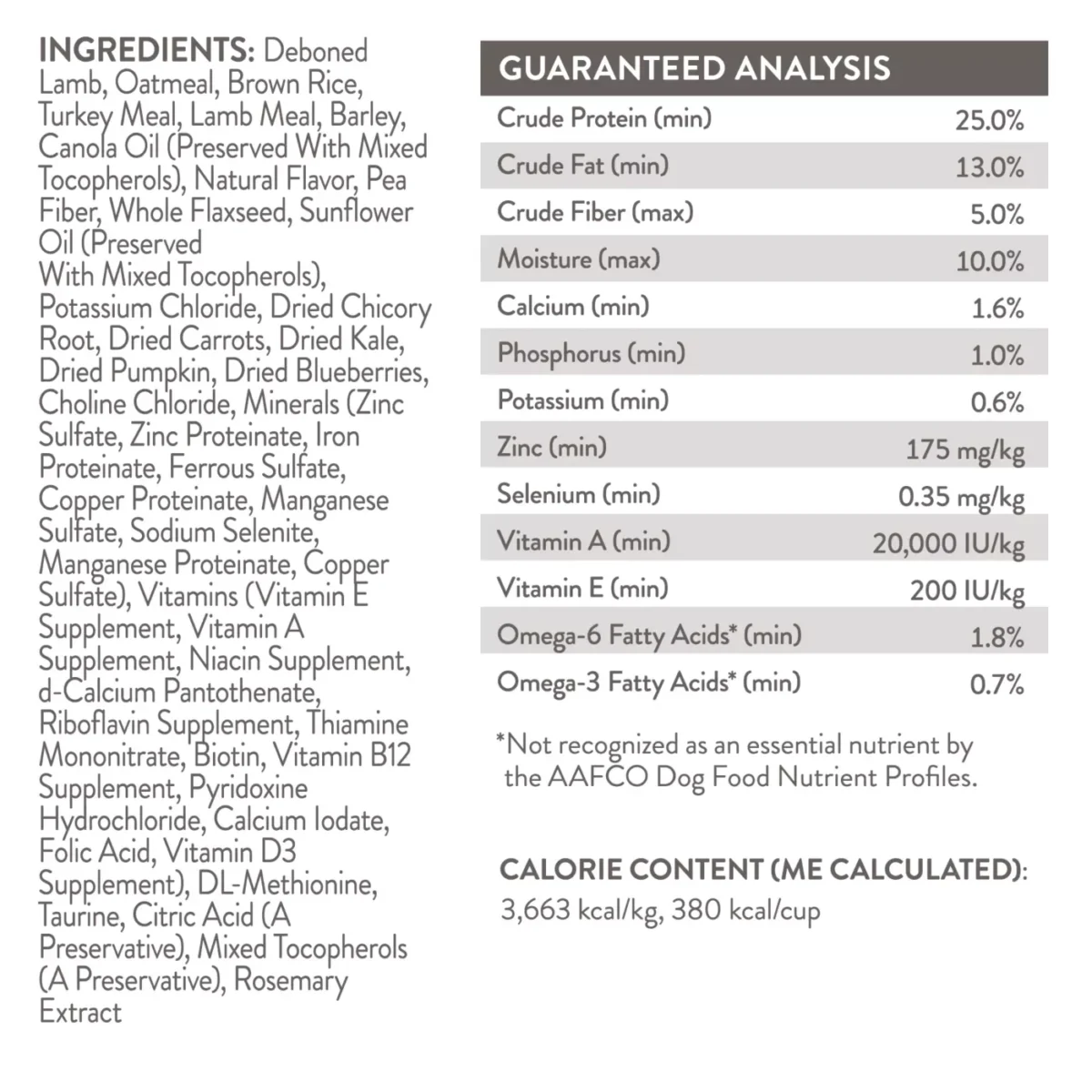 Adult Dry Dog Food with Lamb Oatmeal for Original Nutrition by Simply Nourish 6