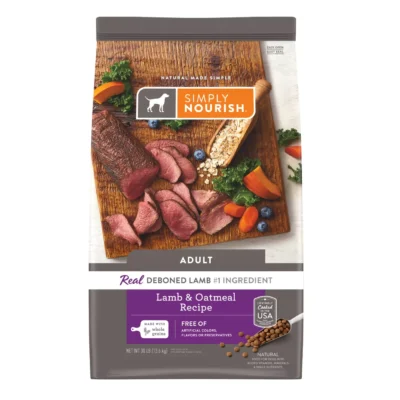 Track Order 5 Adult Dry Dog Food with Lamb Oatmeal for Original Nutrition by Simply Nourish 9