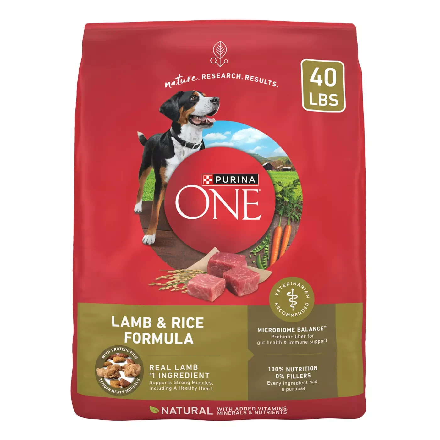 Adult Dry Dog Food with Lamb & Rice, High-Protein Formula by Purina ONE (1) Adult Dry Dog Food with Lamb Rice High Protein Formula by Purina ONE 1